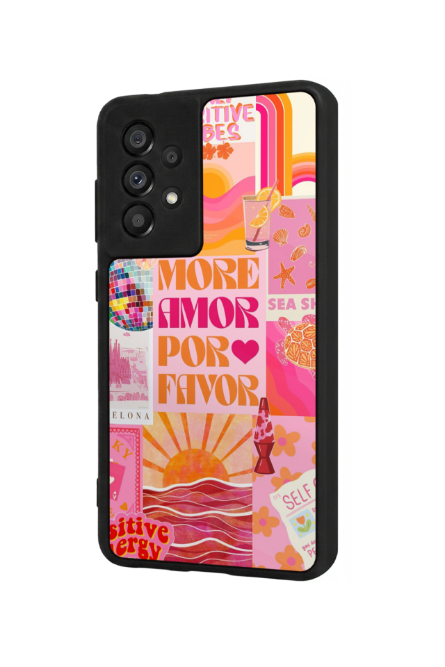 Samsung Galaxy A73 Uyumlu Poster Tasarımlı Glossy Premium Kılıf