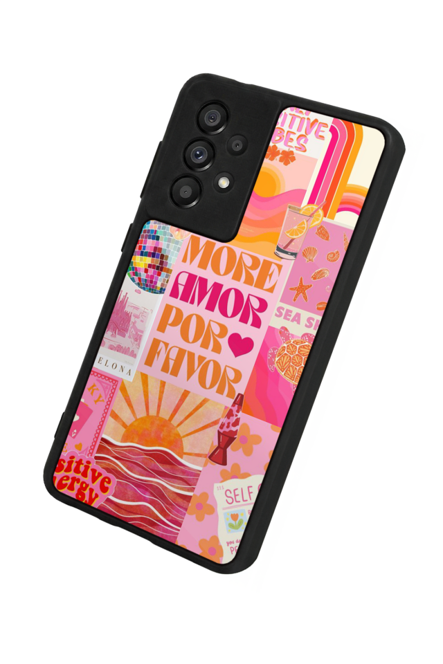 Samsung Galaxy A73 Uyumlu Poster Tasarımlı Glossy Premium Kılıf