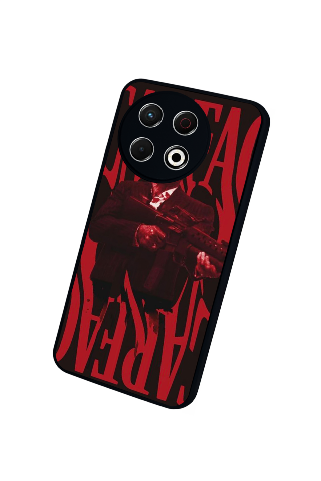 Tecno Spark 30 Pro Uyumlu Scarface Tasarımlı Glossy Premium Kılıf