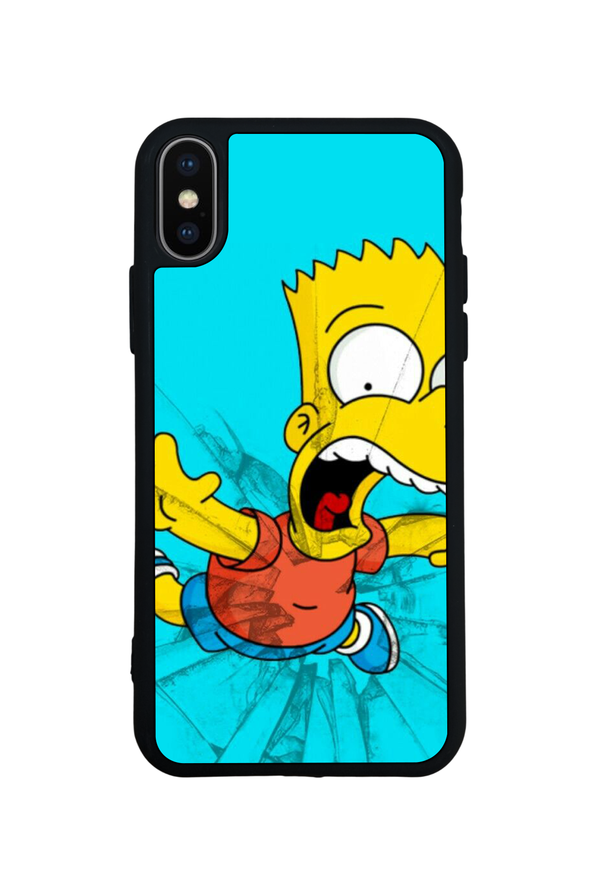 iPhone XS Max Uyumlu The Simpsons Tasarımlı Glossy Premium Kılıf