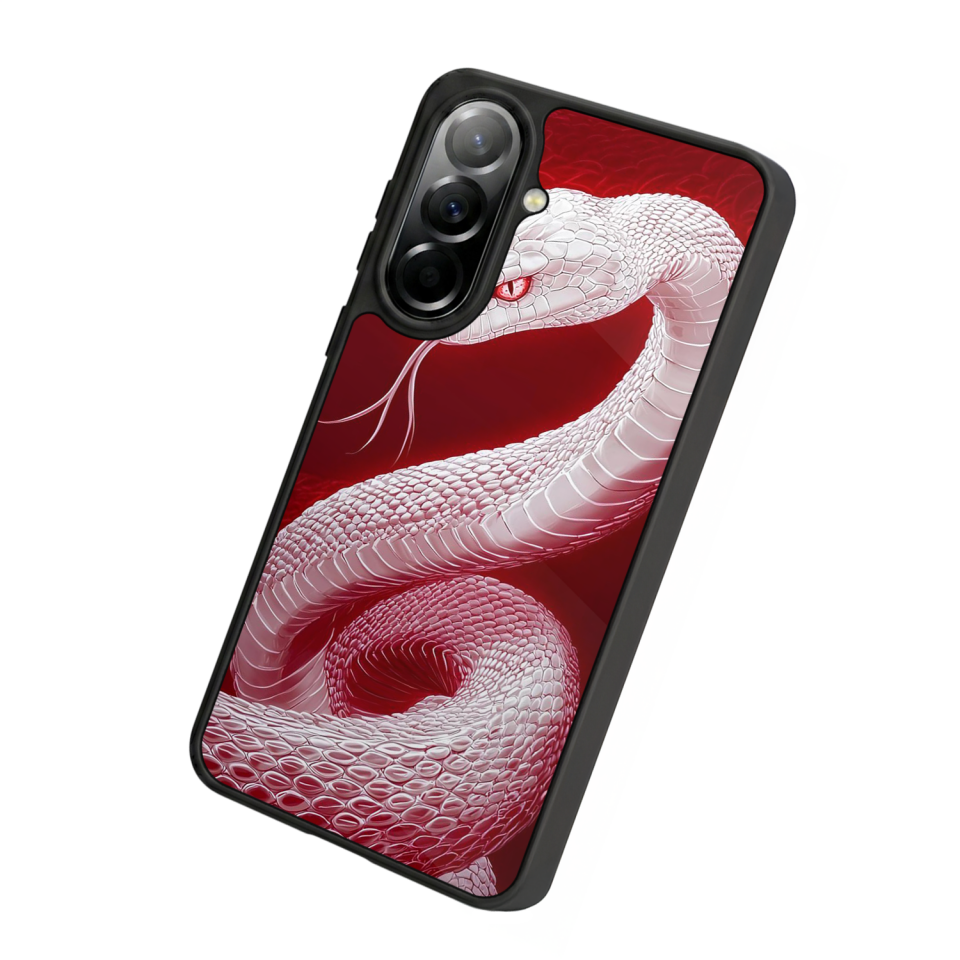 Samsung Galaxy A37 Uyumlu Yılan Tasarımlı Glossy Premium Kılıf