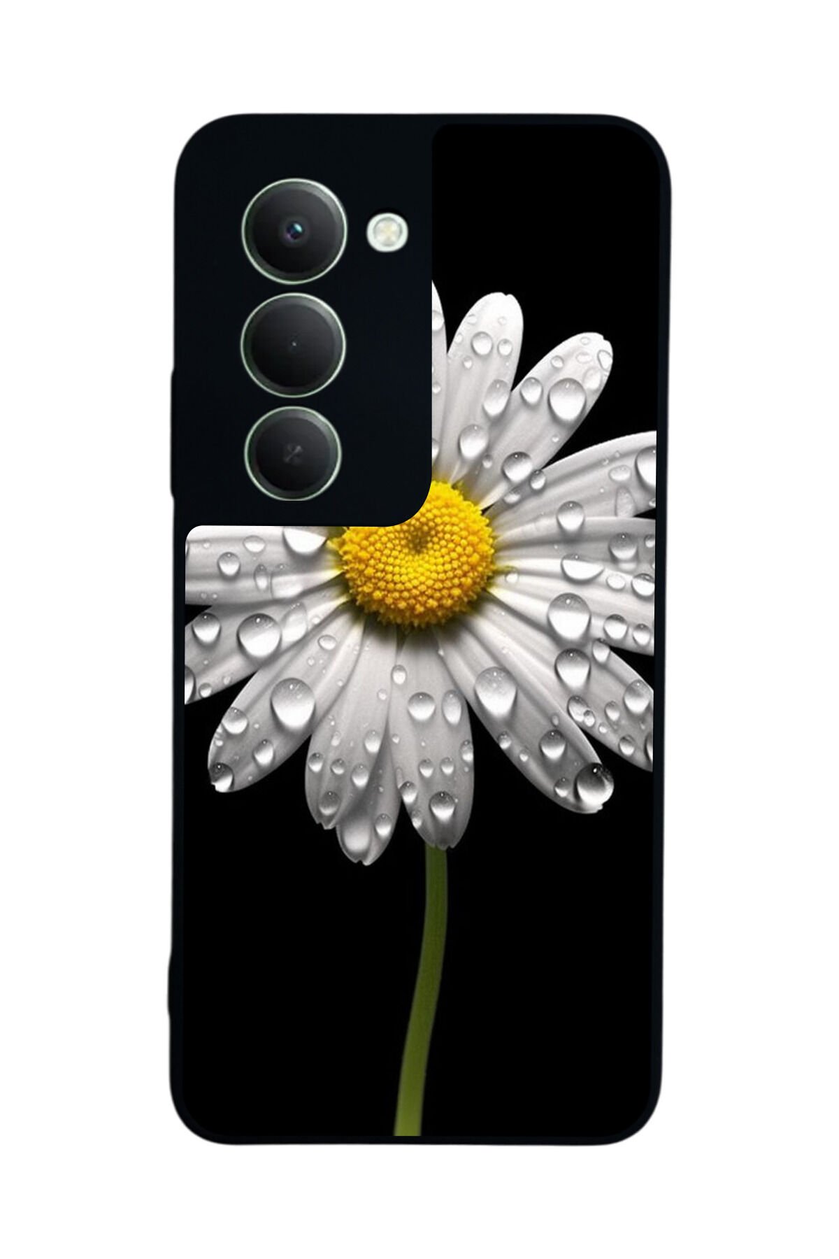 Xiaomi Redmi 15 5G Uyumlu Papatya Tasarımlı Glossy Premium Kılıf