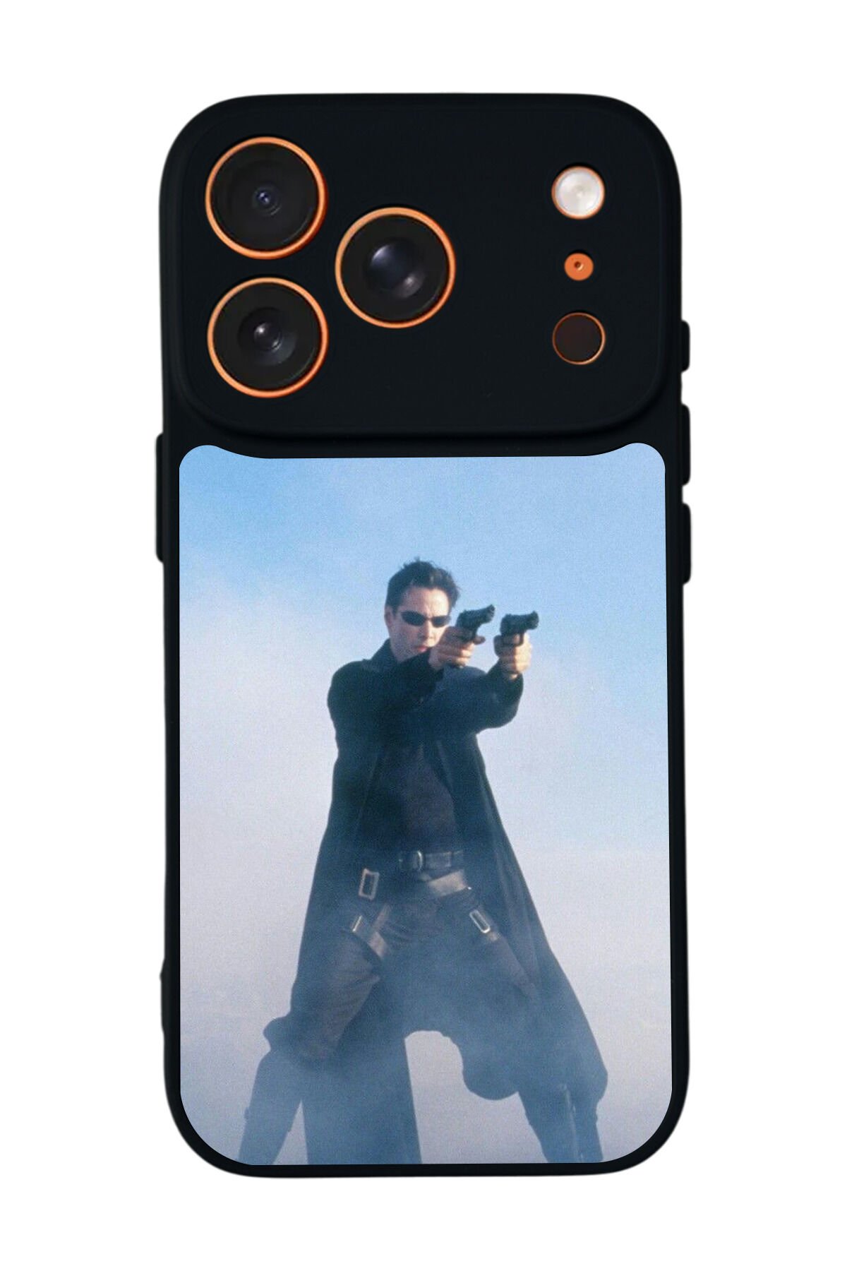 iPhone 17 Pro Uyumlu MatriiPhone 17 Pro Tasarımlı Glossy Premium Kılıf