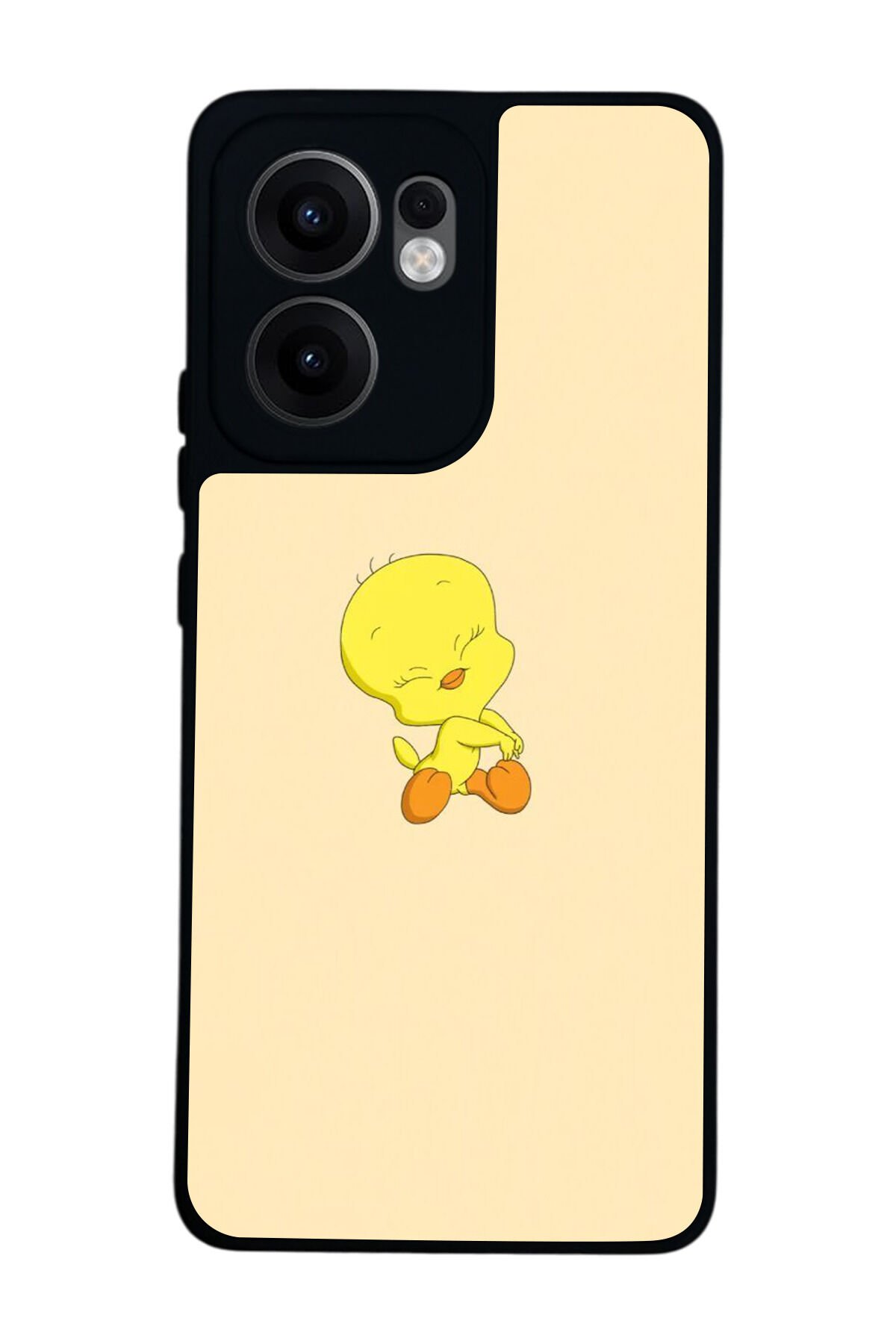 Oppo Reno 13F Uyumlu Tweety Tasarımlı Glossy Premium Kılıf