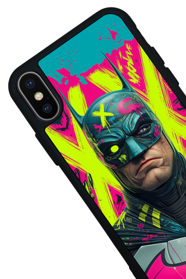 iPhone XS Max Uyumlu Batman Tasarımlı Glossy Premium Kılıf