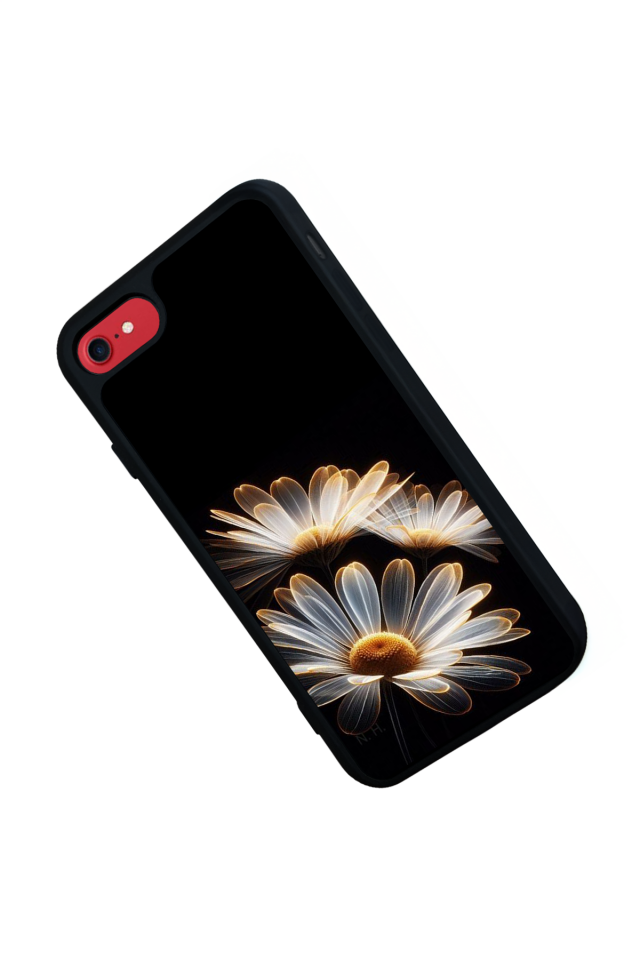 iPhone 7 Uyumlu Cicek Tasarımlı Glossy Premium Kılıf