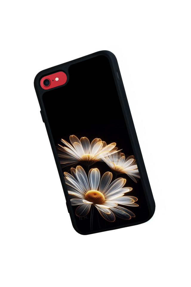 iPhone 7 Uyumlu Cicek Tasarımlı Glossy Premium Kılıf