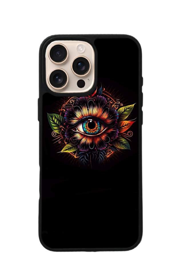 iPhone 14 Pro Uyumlu Göz Tasarımlı Glossy Premium Kılıf