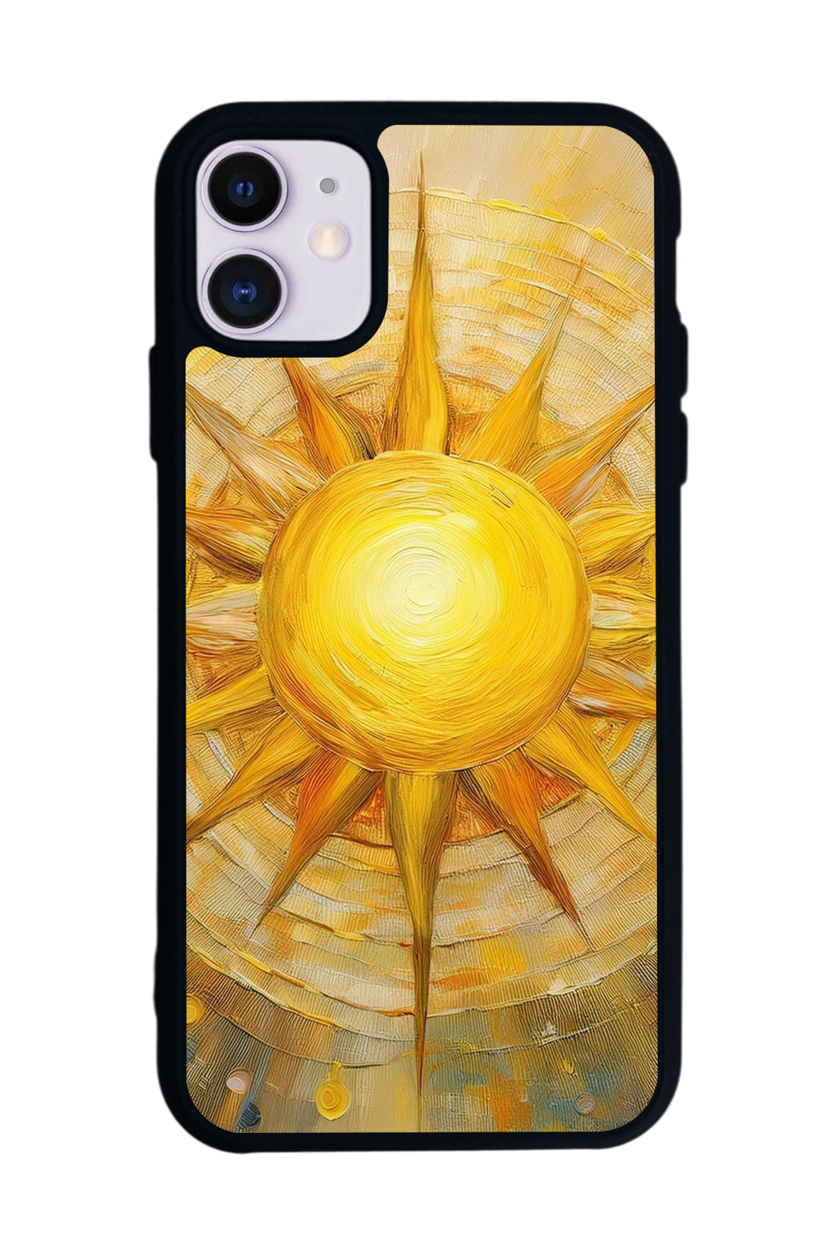 iPhone 11 Uyumlu Güneş Tasarımlı Glossy Premium Kılıf