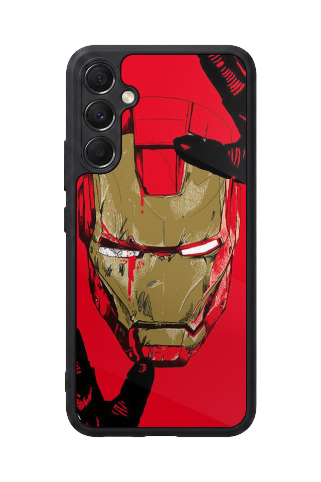 Samsung Galaxy A34 Uyumlu  Iron Man ( Demir Adam ) Tasarımlı Glossy Premium Kılıf