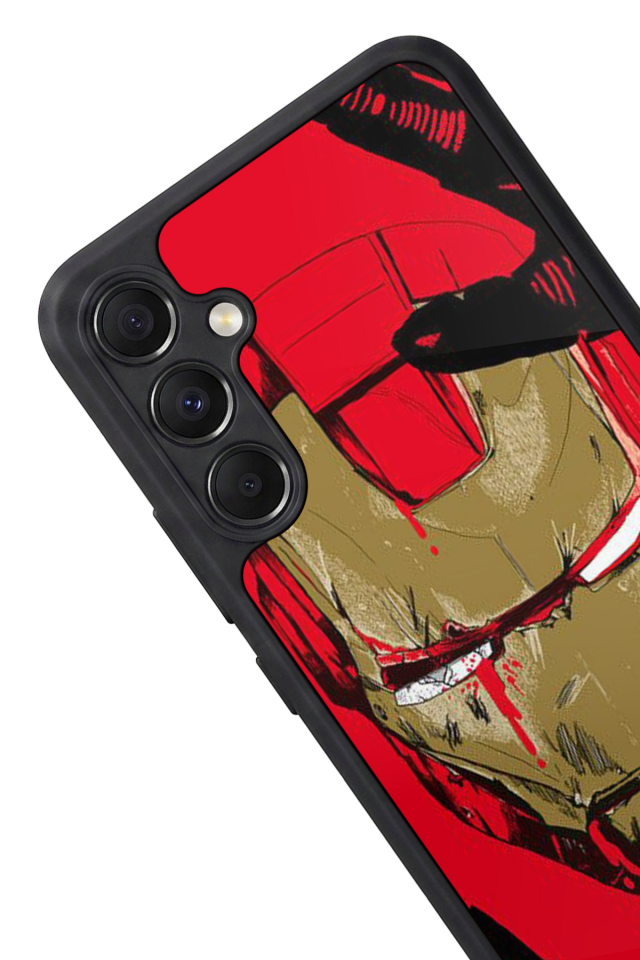 Samsung Galaxy A34 Uyumlu  Iron Man ( Demir Adam ) Tasarımlı Glossy Premium Kılıf