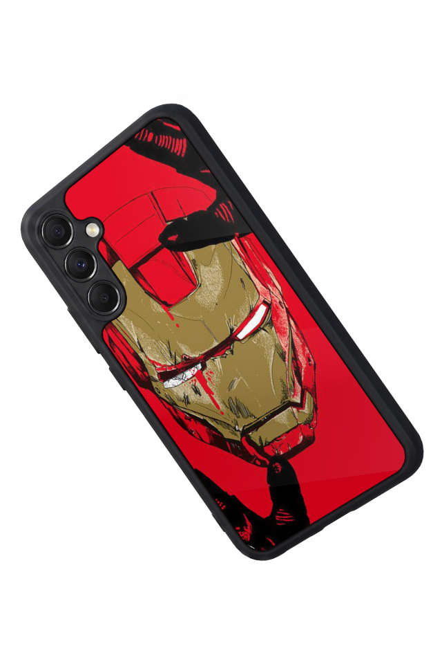 Samsung Galaxy A34 Uyumlu  Iron Man ( Demir Adam ) Tasarımlı Glossy Premium Kılıf