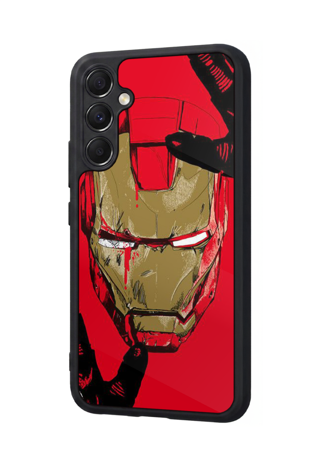 Samsung Galaxy A34 Uyumlu  Iron Man ( Demir Adam ) Tasarımlı Glossy Premium Kılıf
