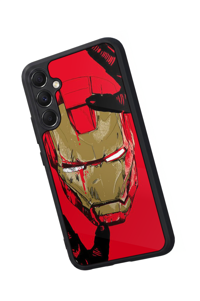 Samsung Galaxy A34 Uyumlu  Iron Man ( Demir Adam ) Tasarımlı Glossy Premium Kılıf