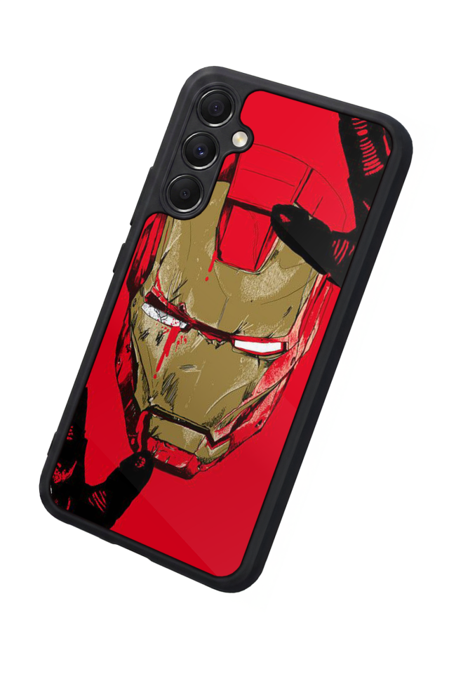 Samsung Galaxy A34 Uyumlu  Iron Man ( Demir Adam ) Tasarımlı Glossy Premium Kılıf
