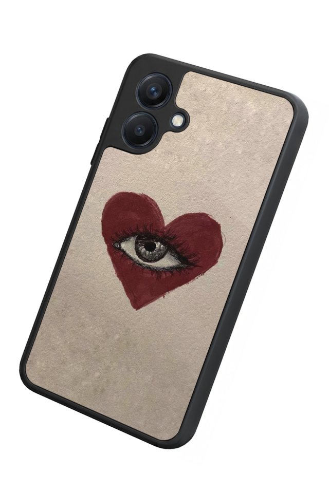 Samsung Galaxy A07 Uyumlu Kalp Love Tasarımlı Glossy Premium Kılıf