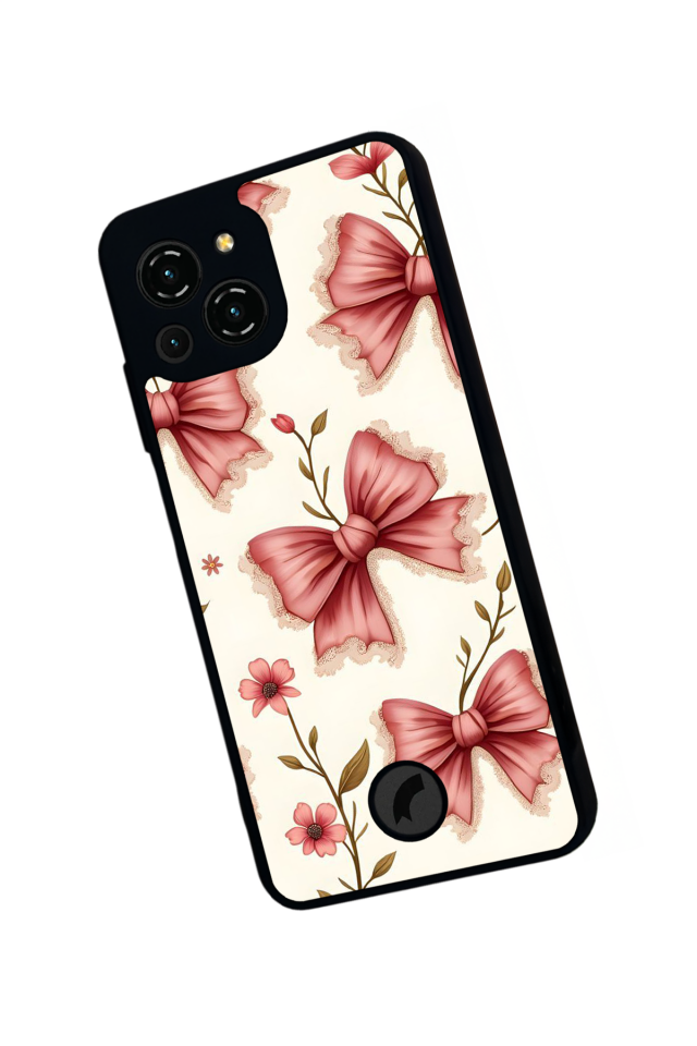 Reeder S23 Pro Max Uyumlu Kurdele Tasarımlı Glossy Premium Kılıf