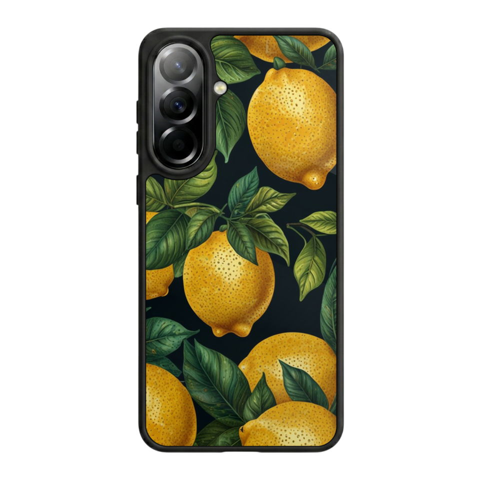 Samsung Galaxy A57 Uyumlu Limon Tasarımlı Glossy Premium Kılıf