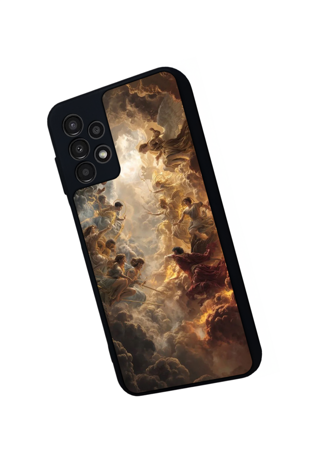 Samsung Galaxy A13 Uyumlu Melek Tasarımlı Glossy Premium Kılıf