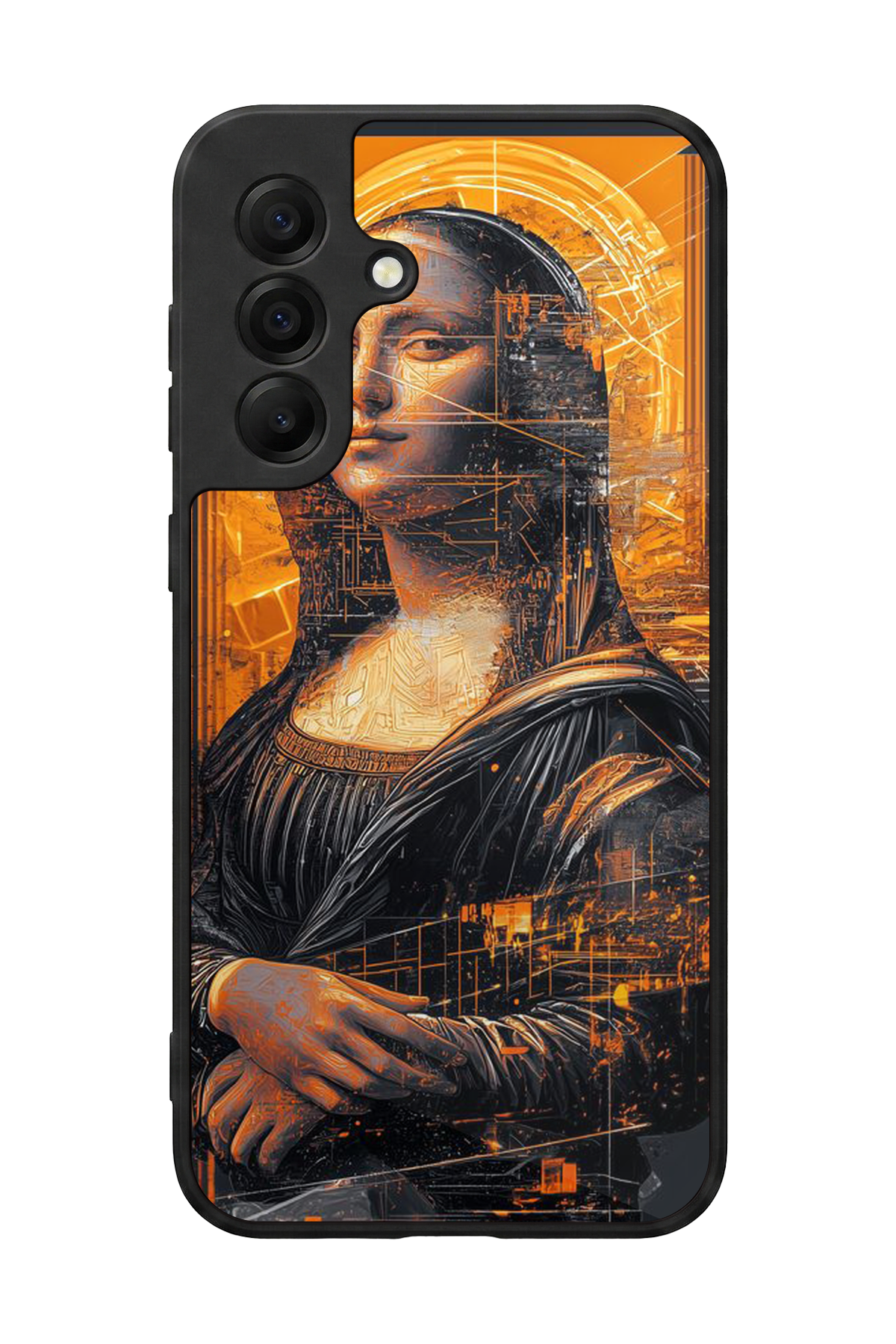 Samsung Galaxy A17 Uyumlu Monalisa Tasarımlı Glossy Premium Kılıf