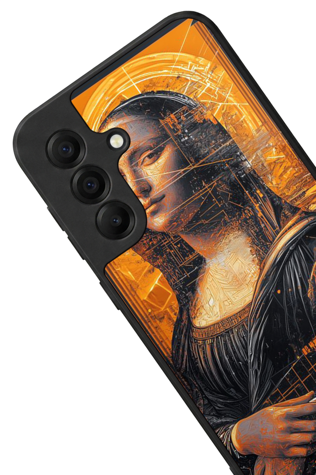 Samsung Galaxy A17 Uyumlu Monalisa Tasarımlı Glossy Premium Kılıf