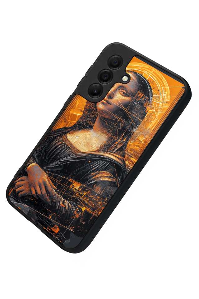Samsung Galaxy A17 Uyumlu Monalisa Tasarımlı Glossy Premium Kılıf