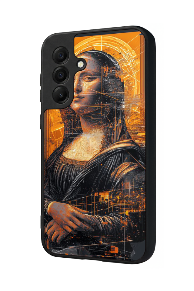 Samsung Galaxy A17 Uyumlu Monalisa Tasarımlı Glossy Premium Kılıf