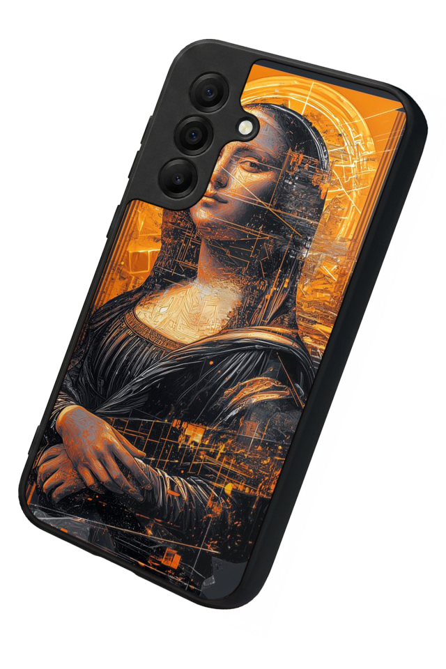 Samsung Galaxy A17 Uyumlu Monalisa Tasarımlı Glossy Premium Kılıf
