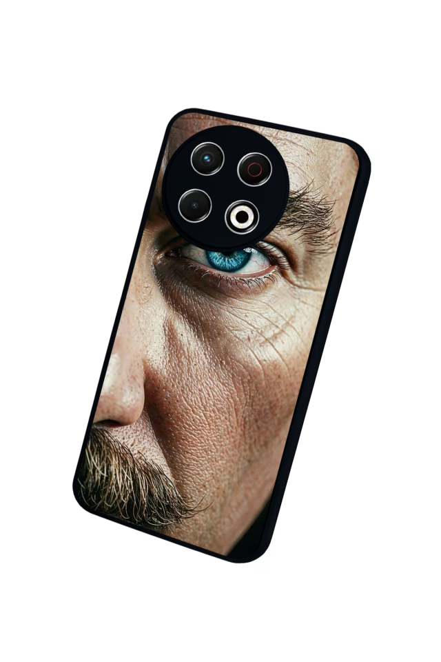 Tecno Spark 30 Pro Uyumlu Mustafa Kemal Ataturk Tasarımlı Glossy Premium Kılıf