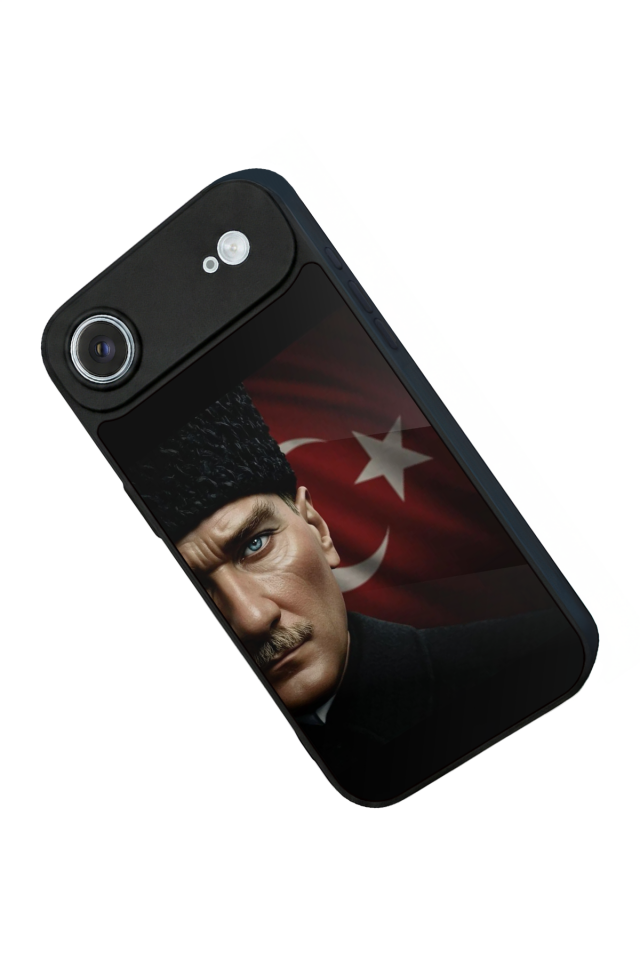 iPhone 17 Air Uyumlu Mustafa Kemal Ataturk Tasarımlı Glossy Premium Kılıf