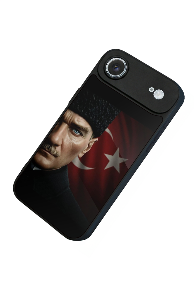 iPhone 17 Air Uyumlu Mustafa Kemal Ataturk Tasarımlı Glossy Premium Kılıf