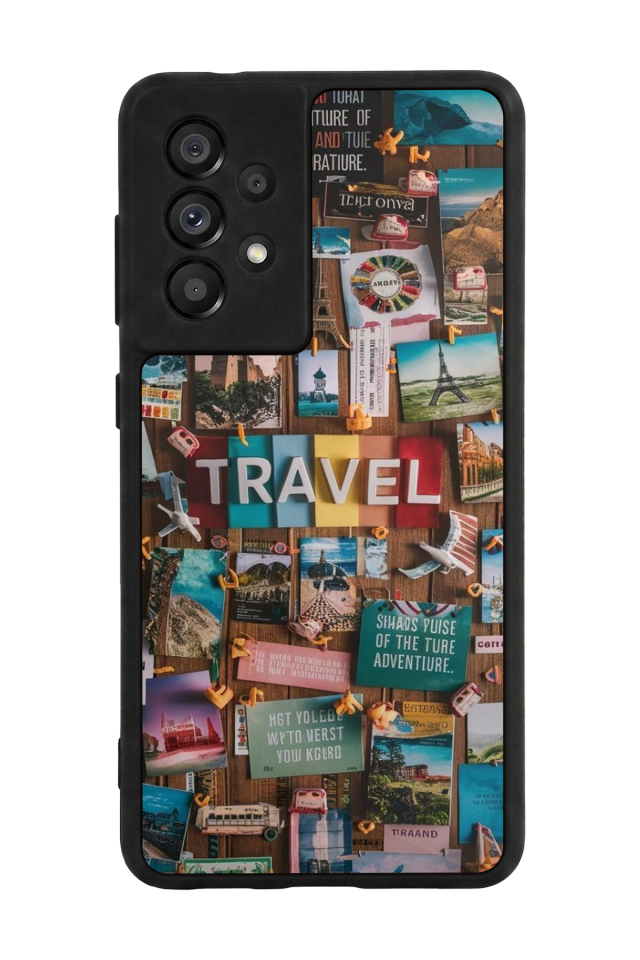 Samsung Galaxy A73 Uyumlu Poster Tasarımlı Glossy Premium Kılıf