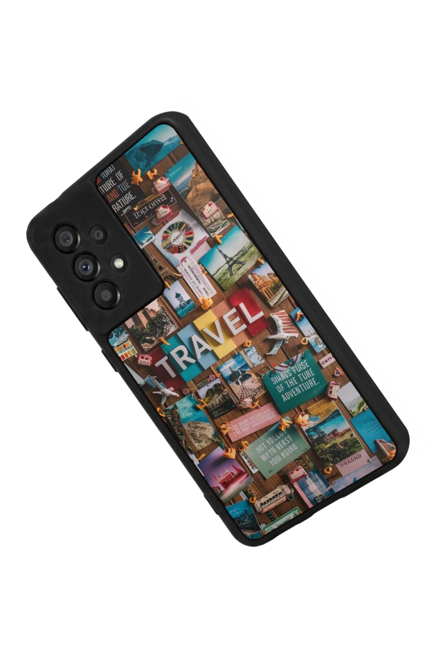 Samsung Galaxy A73 Uyumlu Poster Tasarımlı Glossy Premium Kılıf