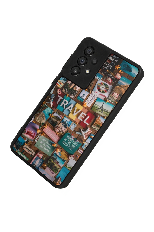 Samsung Galaxy A73 Uyumlu Poster Tasarımlı Glossy Premium Kılıf