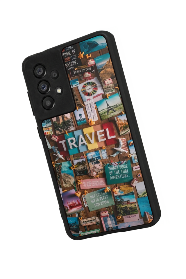 Samsung Galaxy A73 Uyumlu Poster Tasarımlı Glossy Premium Kılıf