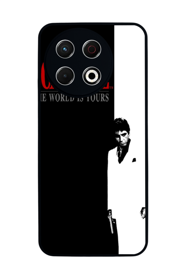 Tecno Spark 30 Pro Uyumlu Scarface Tasarımlı Glossy Premium Kılıf