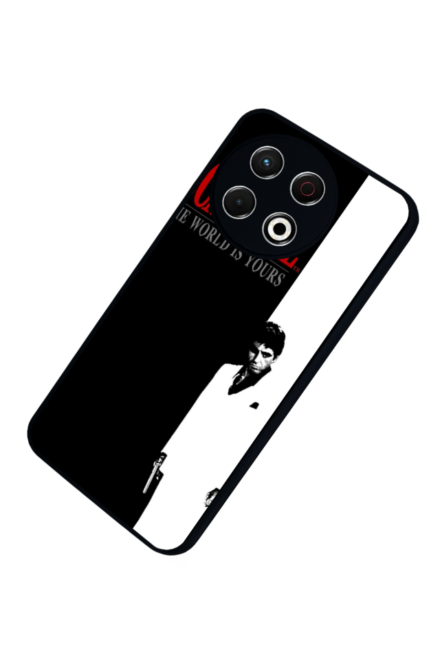 Tecno Spark 30 Pro Uyumlu Scarface Tasarımlı Glossy Premium Kılıf