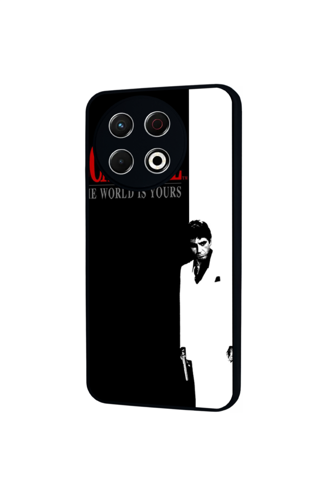 Tecno Spark 30 Pro Uyumlu Scarface Tasarımlı Glossy Premium Kılıf