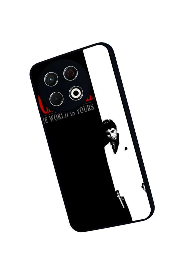 Tecno Spark 30 Pro Uyumlu Scarface Tasarımlı Glossy Premium Kılıf