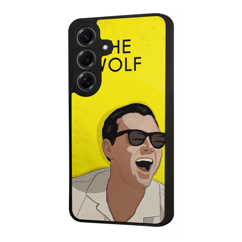 Samsung Galaxy S25 Uyumlu TheWolf Tasarımlı Glossy Premium Kılıf