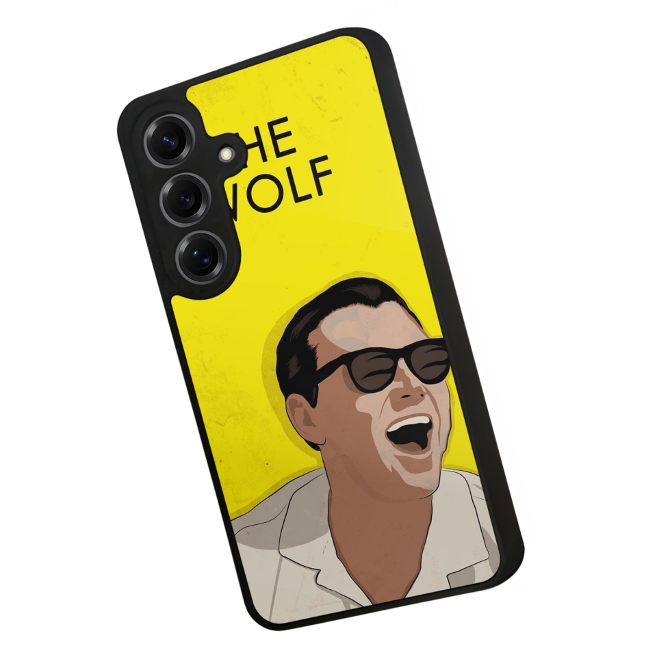 Samsung Galaxy S25 Uyumlu TheWolf Tasarımlı Glossy Premium Kılıf