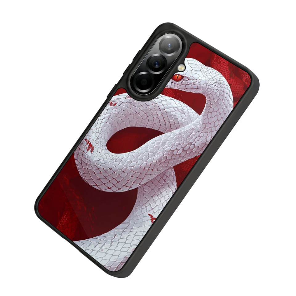 Samsung Galaxy A37 Uyumlu Yılan Tasarımlı Glossy Premium Kılıf