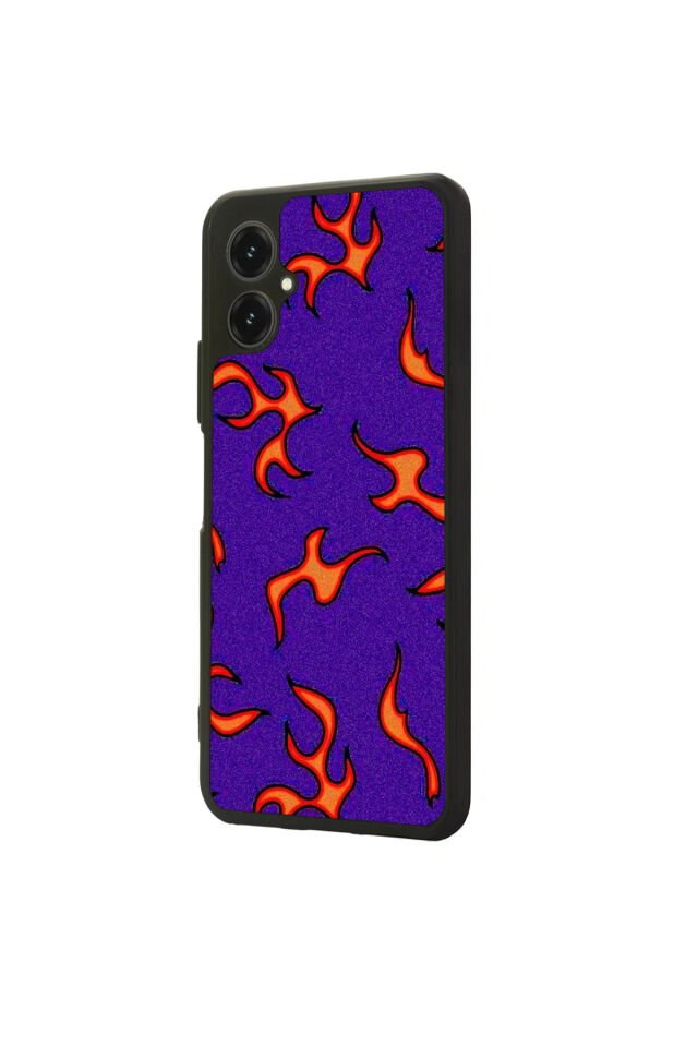 Omix X5 Uyumlu Retro Flame Patterns Tasarımlı Glossy Premium Kılıf