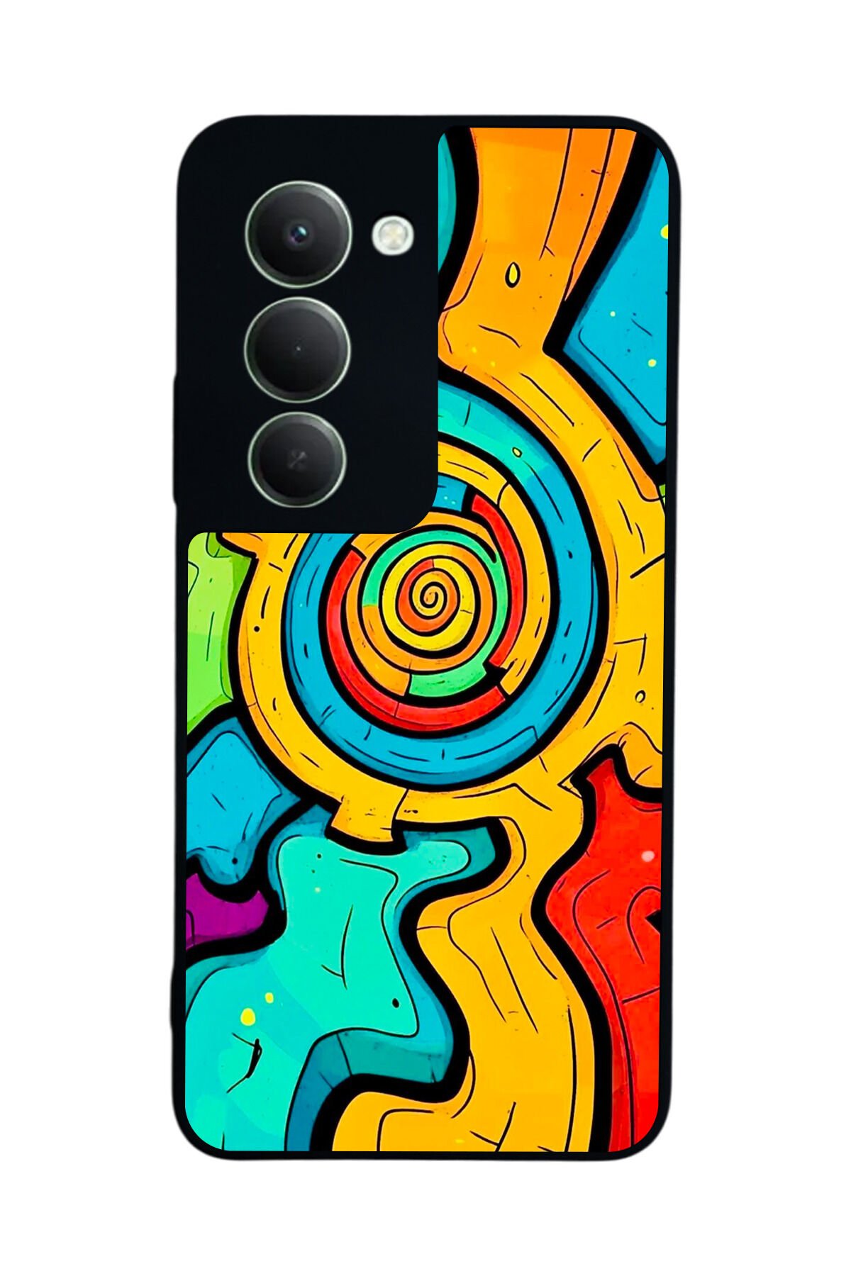 Xiaomi Redmi 15 5G Uyumlu Abstract Tasarımlı Glossy Premium Kılıf