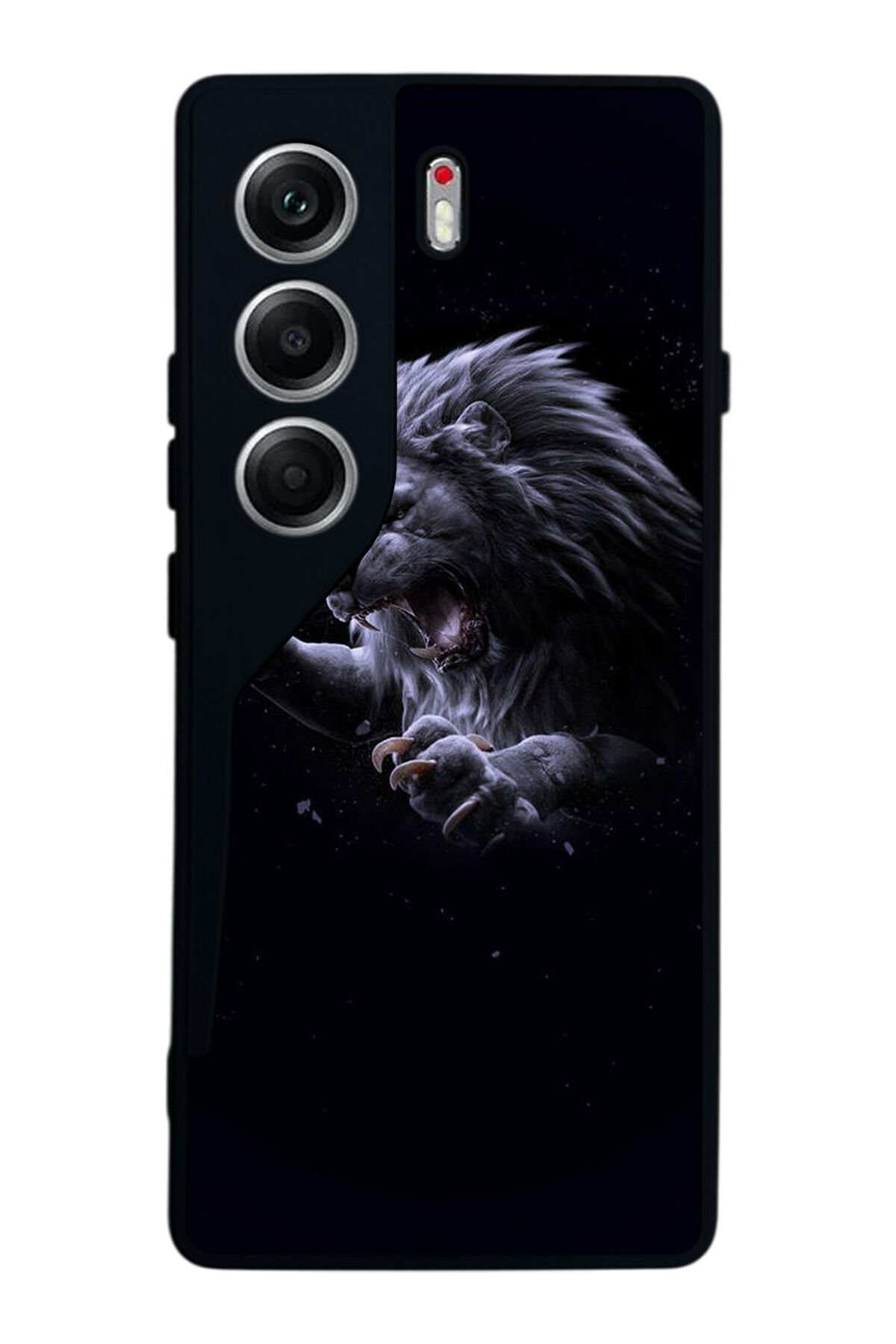 Tecno Camon 40 Uyumlu Aslan Tasarımlı Glossy Premium Kılıf