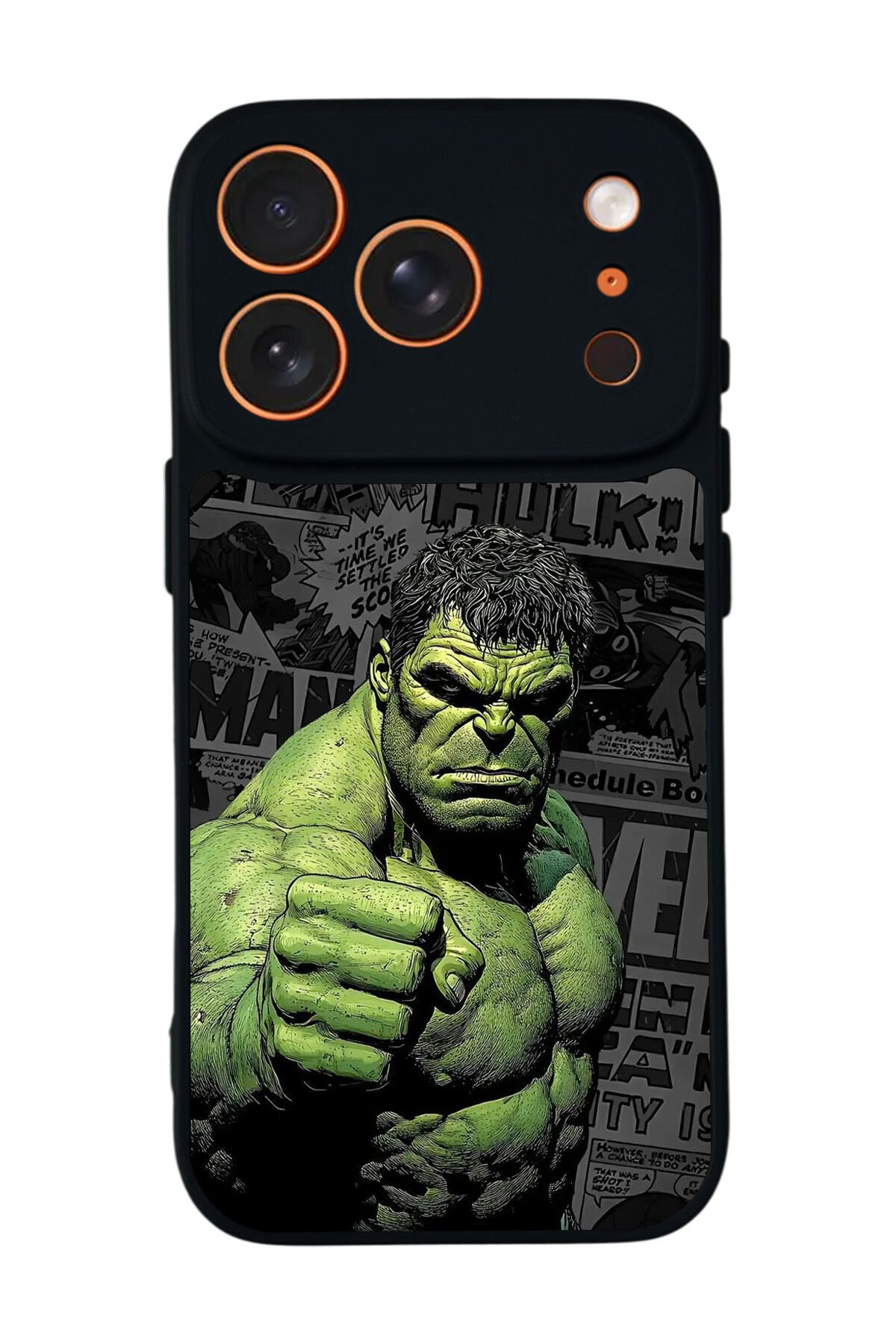 iPhone 17 Pro Max Uyumlu Hulk Tasarımlı Glossy Premium Kılıf