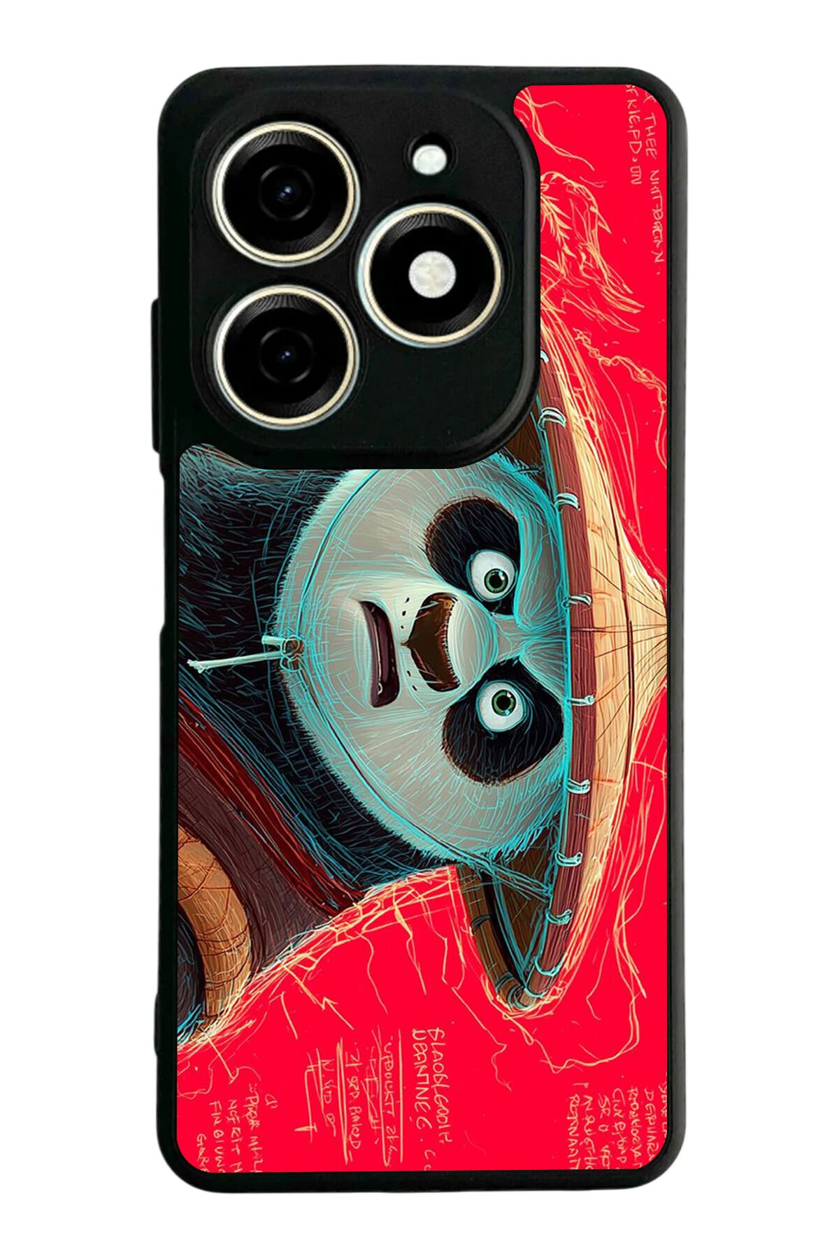 Infınıx Smart 8 Pro Uyumlu Kung Fu Panda Tasarımlı Glossy Premium Kılıf