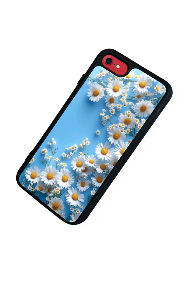 iPhone 7 Uyumlu Cicek Tasarımlı Glossy Premium Kılıf