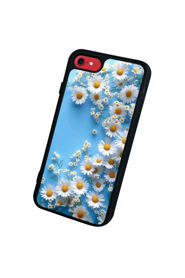 iPhone 7 Uyumlu Cicek Tasarımlı Glossy Premium Kılıf