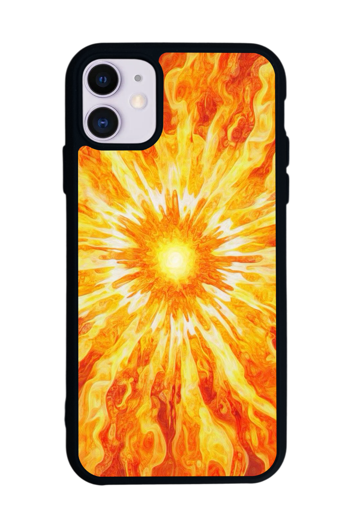 iPhone 11 Uyumlu Güneş Tasarımlı Glossy Premium Kılıf